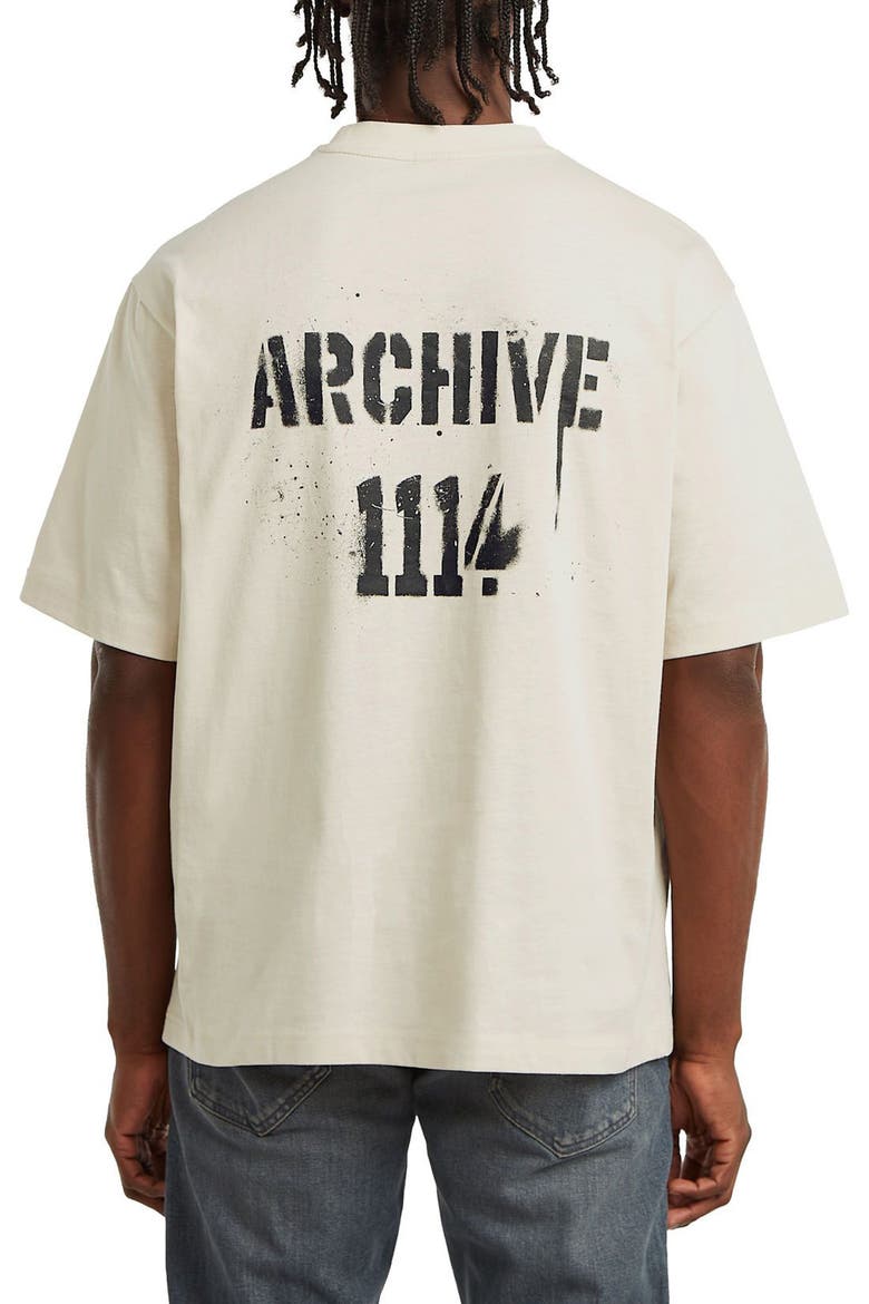 Sprayed 89 Boxy Organic Cotton Graphic T-Shirt, Alternate, color, WHITEBAIT