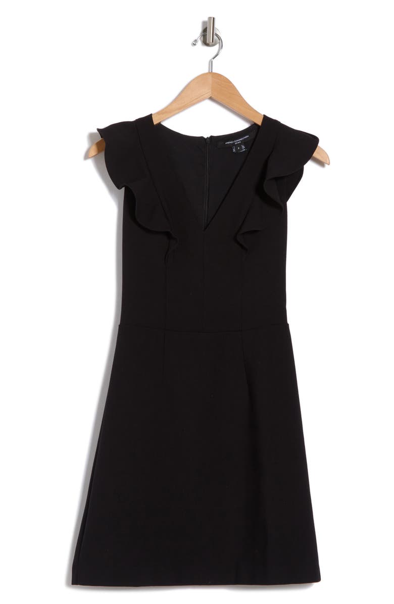 Whisper Ruffle Cap Sleeve A-Line Minidress