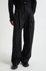 Dolce&Gabbana Pinstripe Alpaca Blend Pants