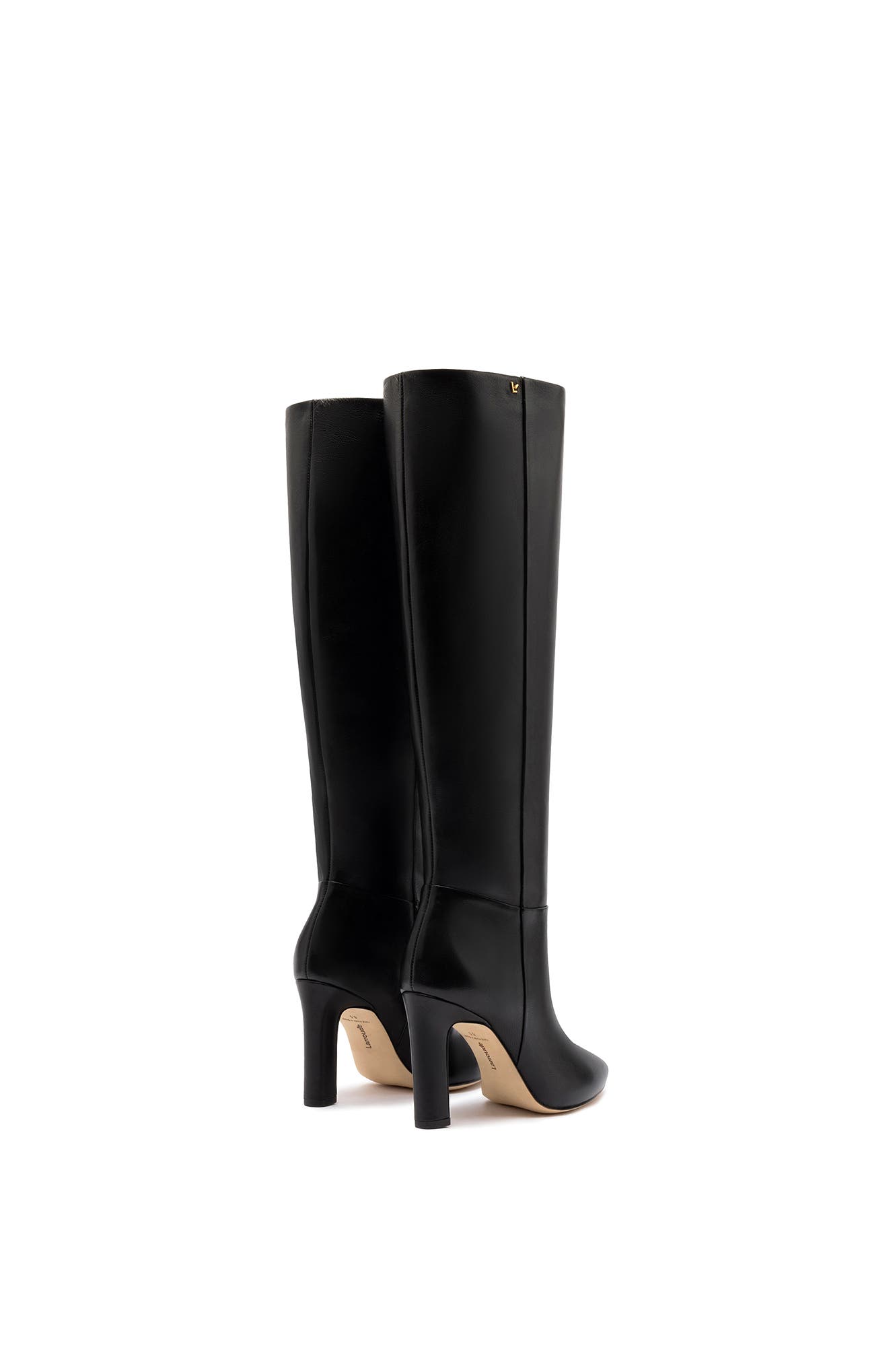 Larroudé Cindy Hi Boot, Alternate, color, Black
