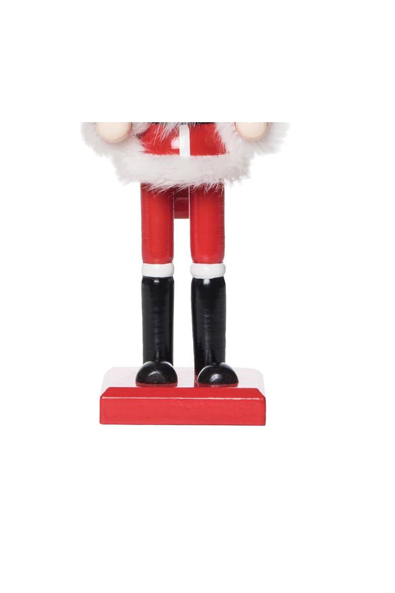 Santa Nutcracker Figurine, Alternate, color, Red
