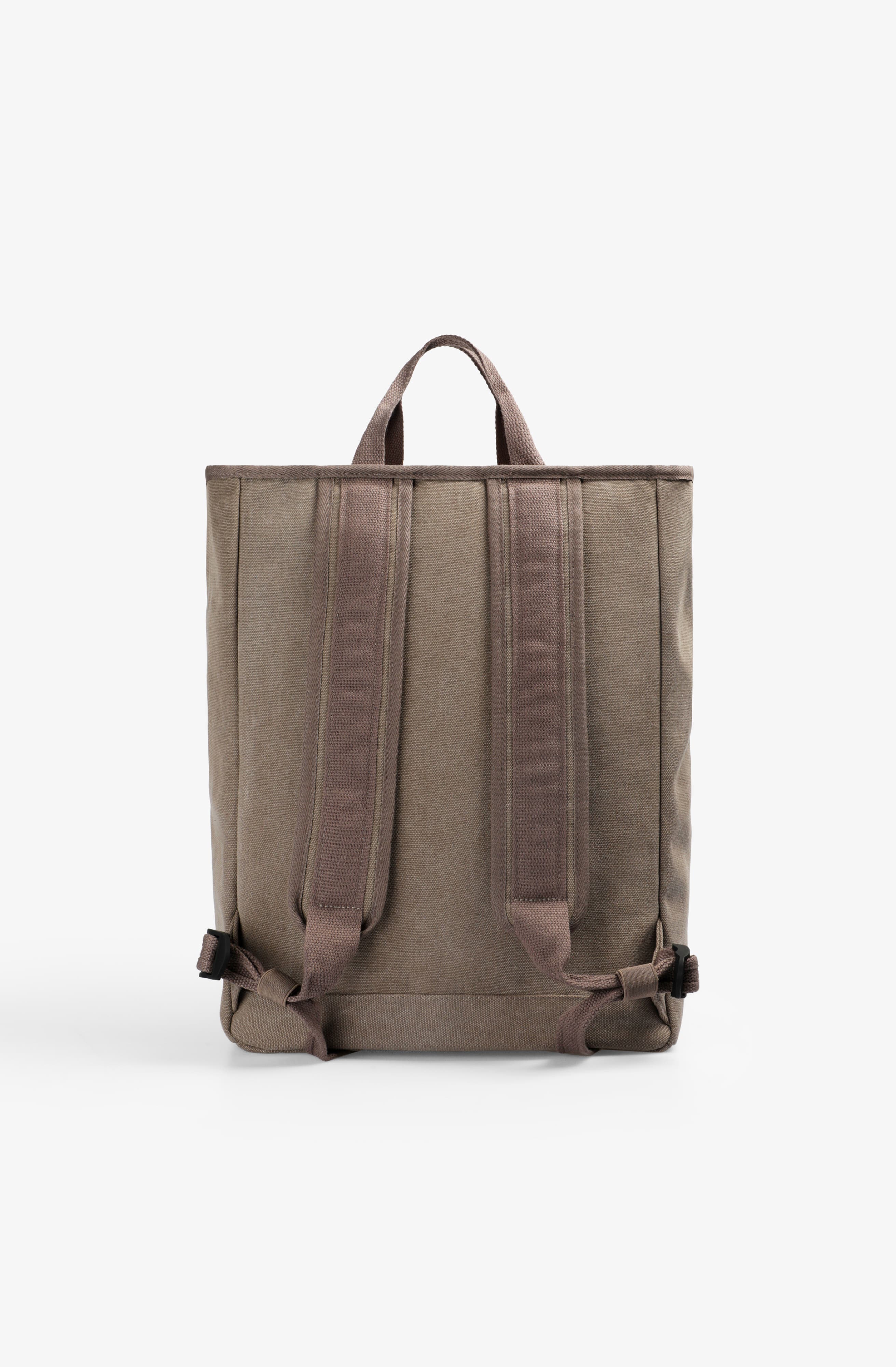Scalpers Canvas Backpack With Handles, Alternate, color, Taupe