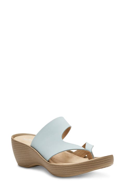 Laurel Leather Platform Wedge Sandal (Women)