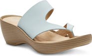 Eastland Laurel Leather Platform Wedge Sandal