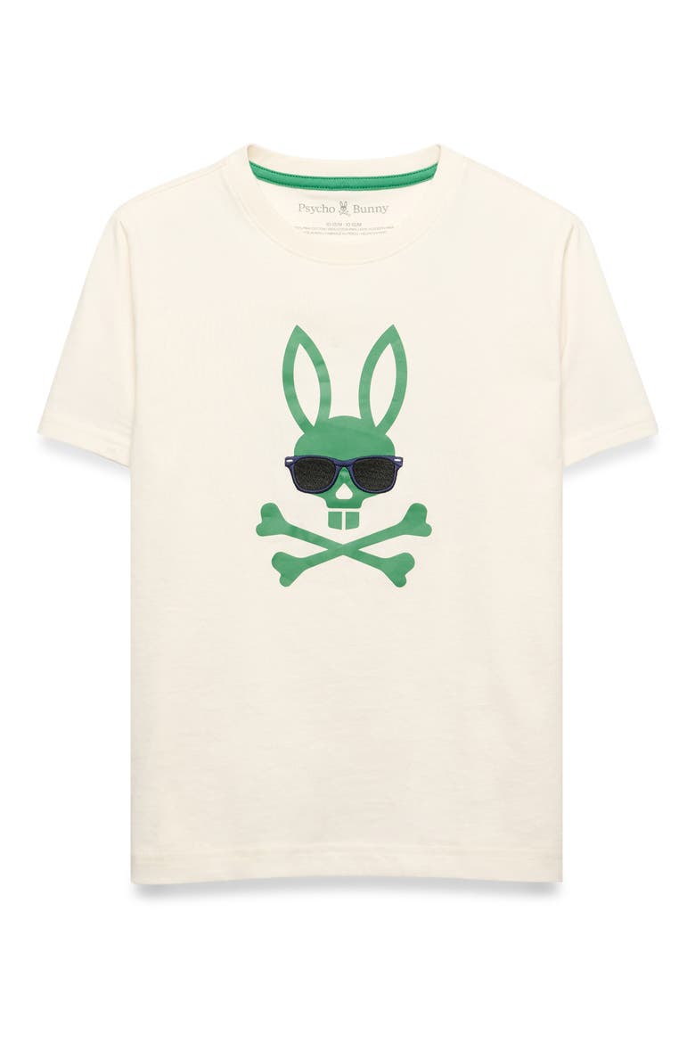 Kids' Luca Embroidered Pima Cotton Graphic T-Shirt, Main, color, PRISTINE