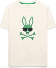 Psycho Bunny Kids' Luca Embroidered Pima Cotton Graphic T-Shirt