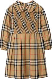 Burberry Check Cotton Poplin Dress