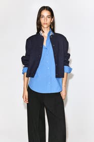 COS Boiled Wool-Blend Bomber Jacket