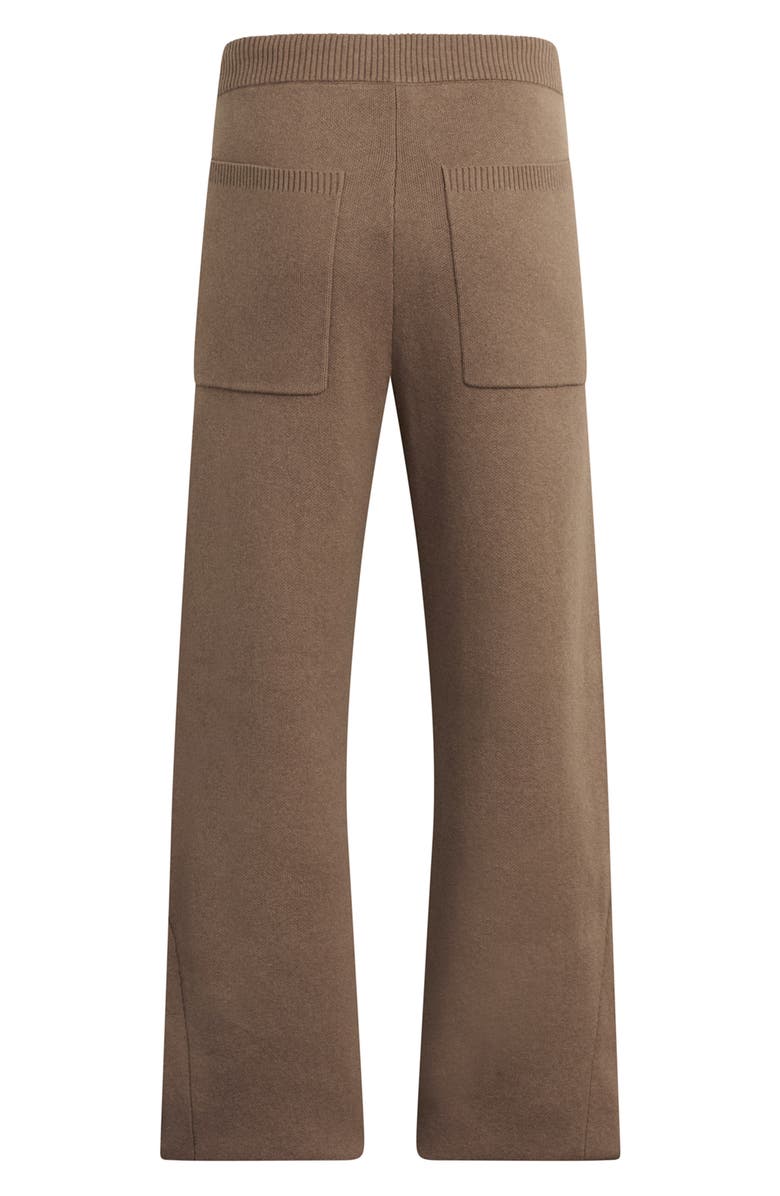 Hudson Jeans Cotton & Cashmere Double Knit Kick Flare Pants, Alternate, color, Taupe