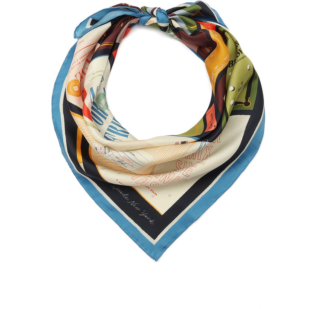 Kate Spade New York Bestsellers Silk Square Scarf In Multi