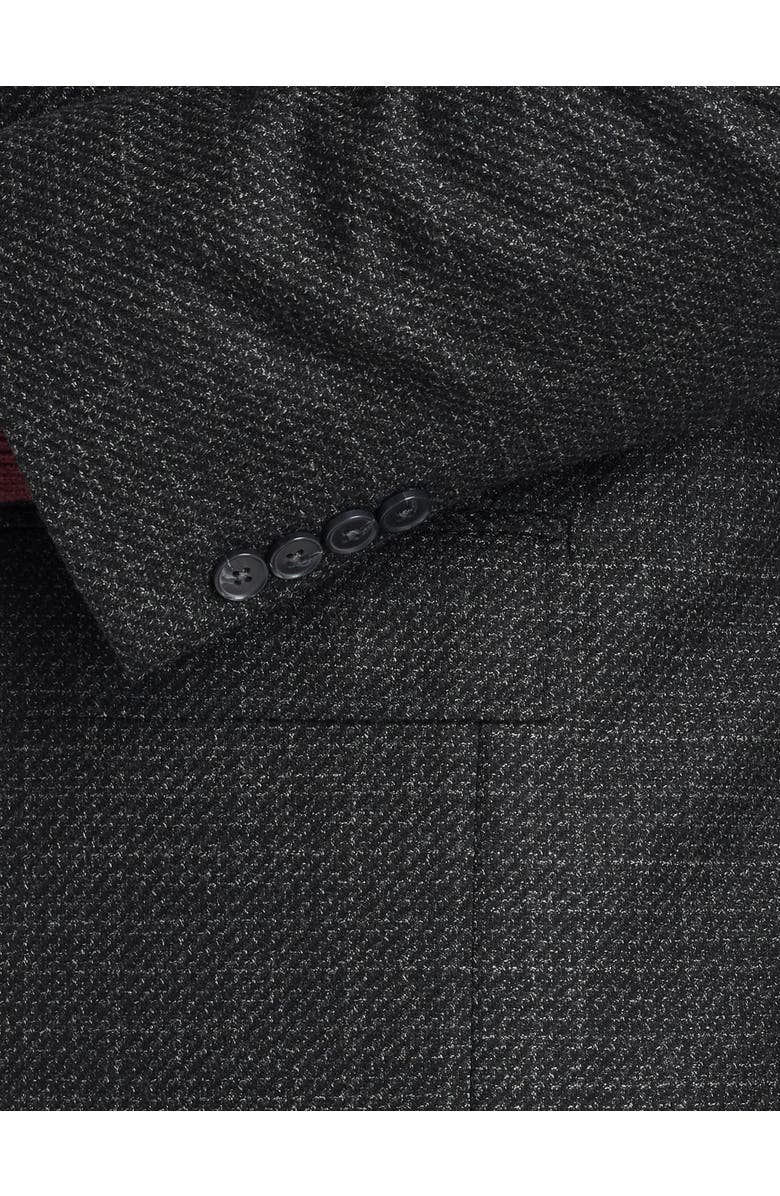 Oak Hill Premium by DXL Big & Tall Textured Sport Coat, Alternate, color, Black