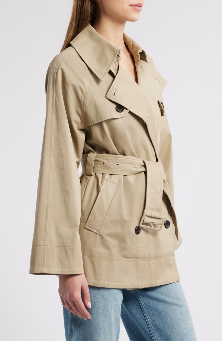 Rails Lucien Cotton Blend Short Trench Coat, Alternate, color,