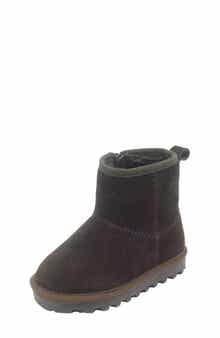 BEARPAW Kids' Bootie with Faux Fur Lining