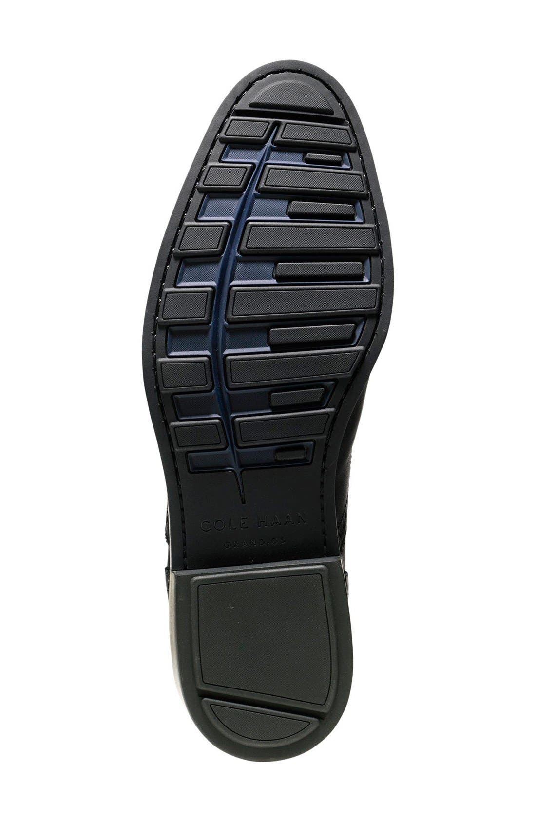 'Hamilton' Cap Toe Oxford, Alternate, color, BLACK LEATHER