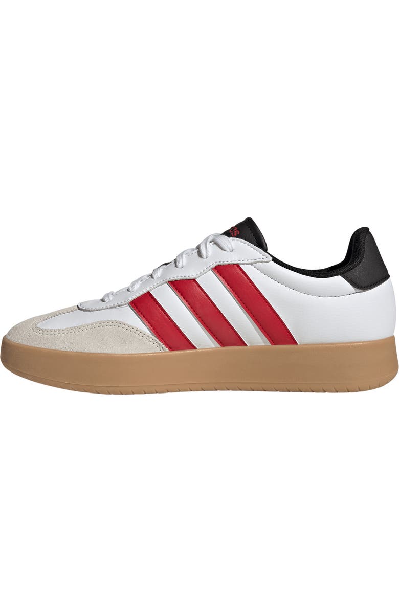 adidas Barreda Sneaker, Alternate, color, White/ Scarlet/ Core Black