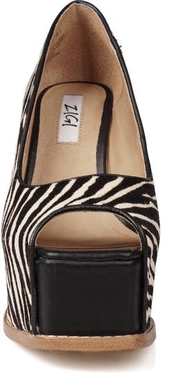 Milluh Peep Toe Platform Wedge Sandal
