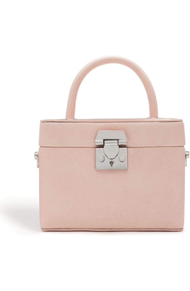 LaBante London Mae Pink Satchel Vegan Cross Body Bag, Alternate, color, Pink