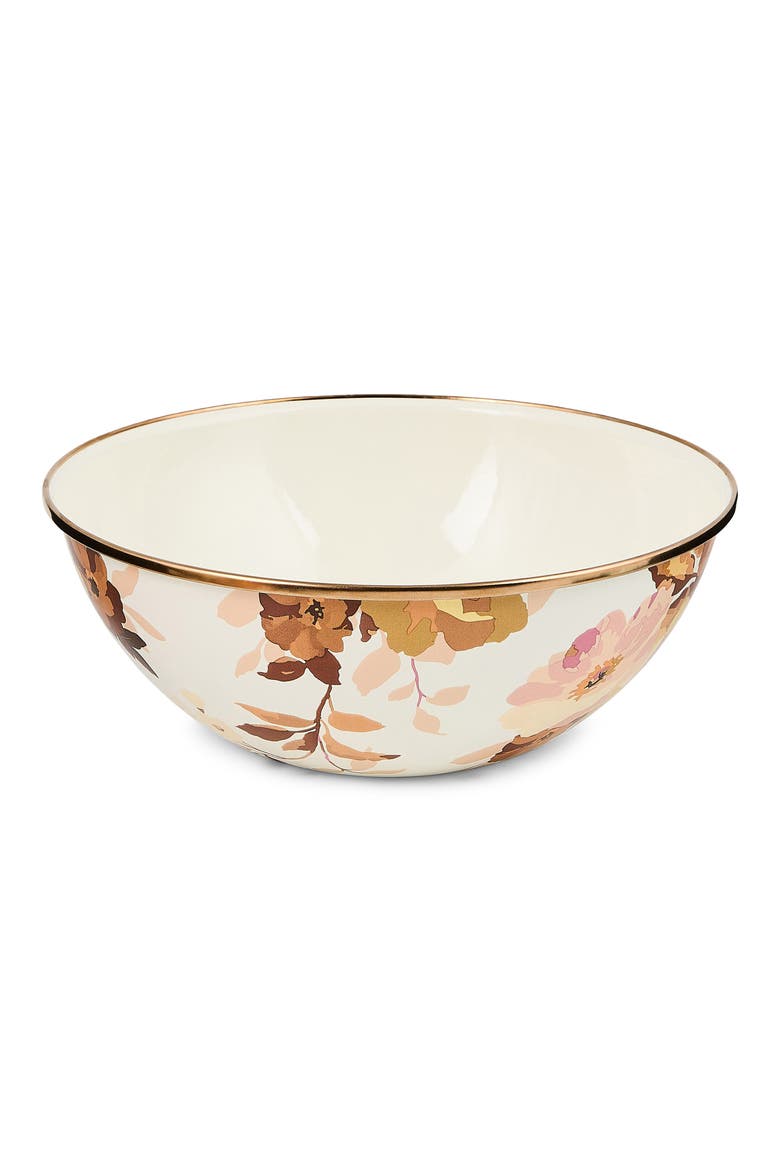 Wild Rose Medium Everyday Bowl, Main, color, WHITE