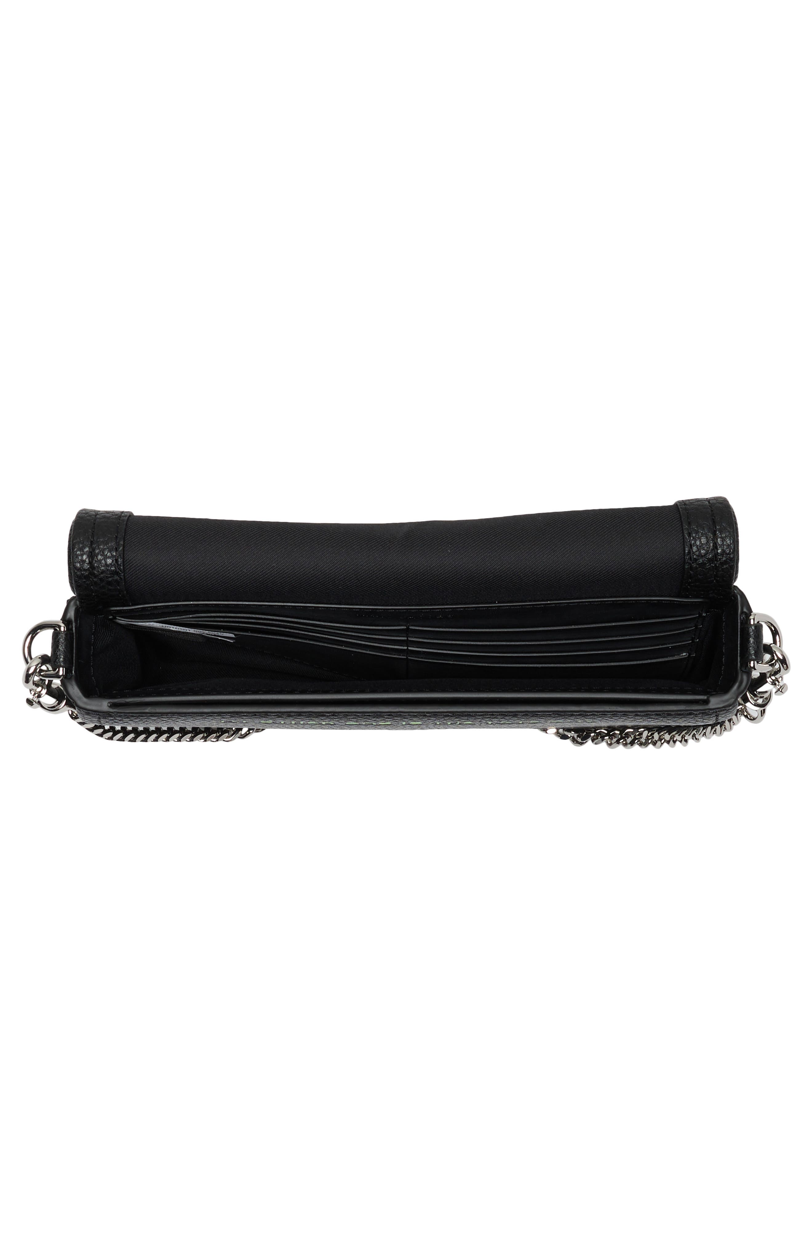The Mini Bag Leather Crossbody Bag, Alternate, color, BLACK MULTI