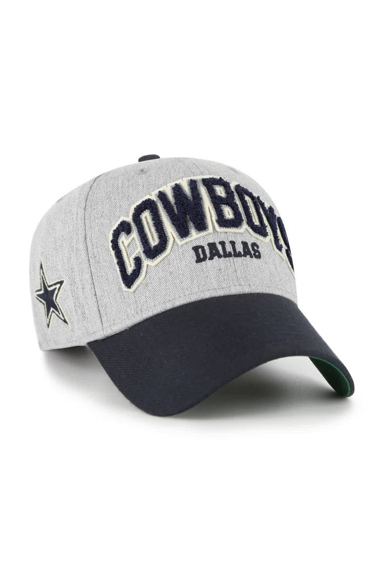 Men's '47 Heather Gray Dallas Cowboys Standish MVP Adjustable Hat, Main, color, Heather Gray