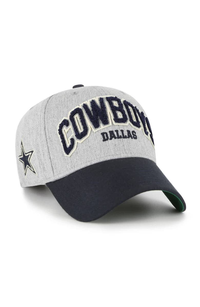 '47 Men's '47 Heather Gray Dallas Cowboys Standish MVP Adjustable Hat, Main, color, Heather Gray