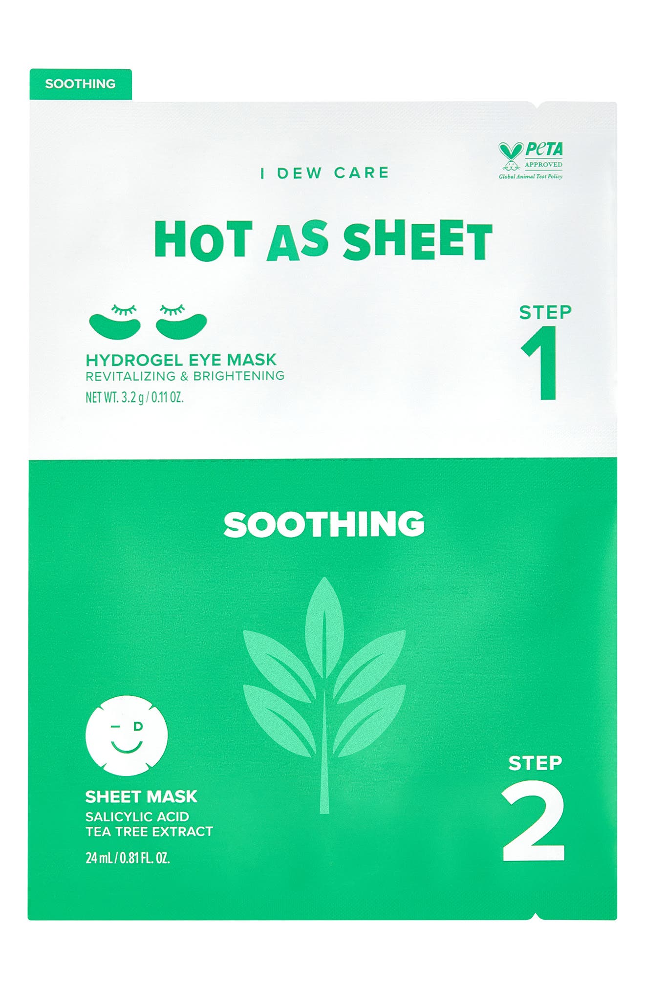 I DEW CARE Hot As Sheet Facial Mask Duos Set (Women) | Nordstromrack