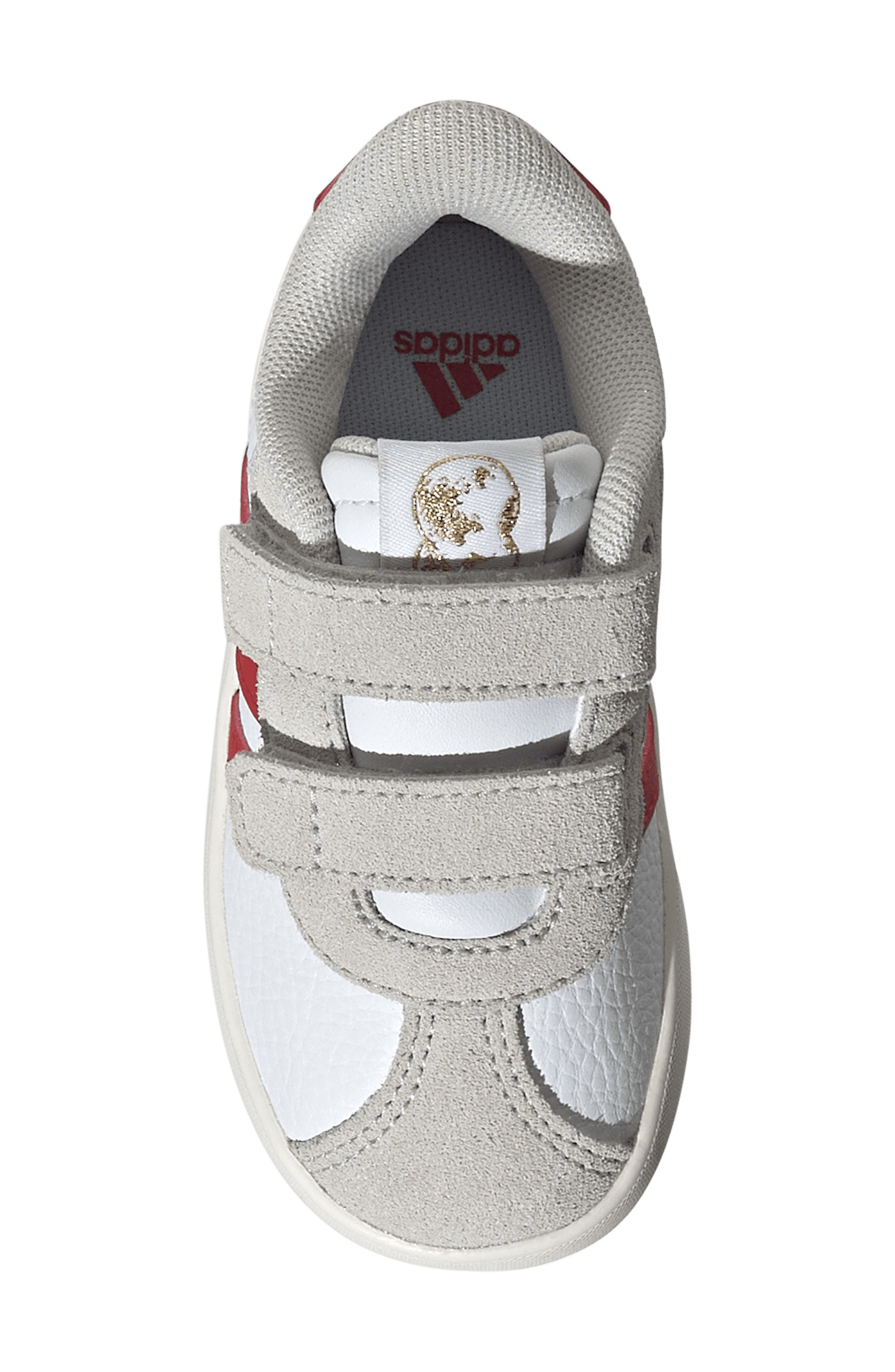 Kids' VL Court 3.0 Sneaker, Alternate, color, WHITE/ COLLEGE RED/ OFF WHITE