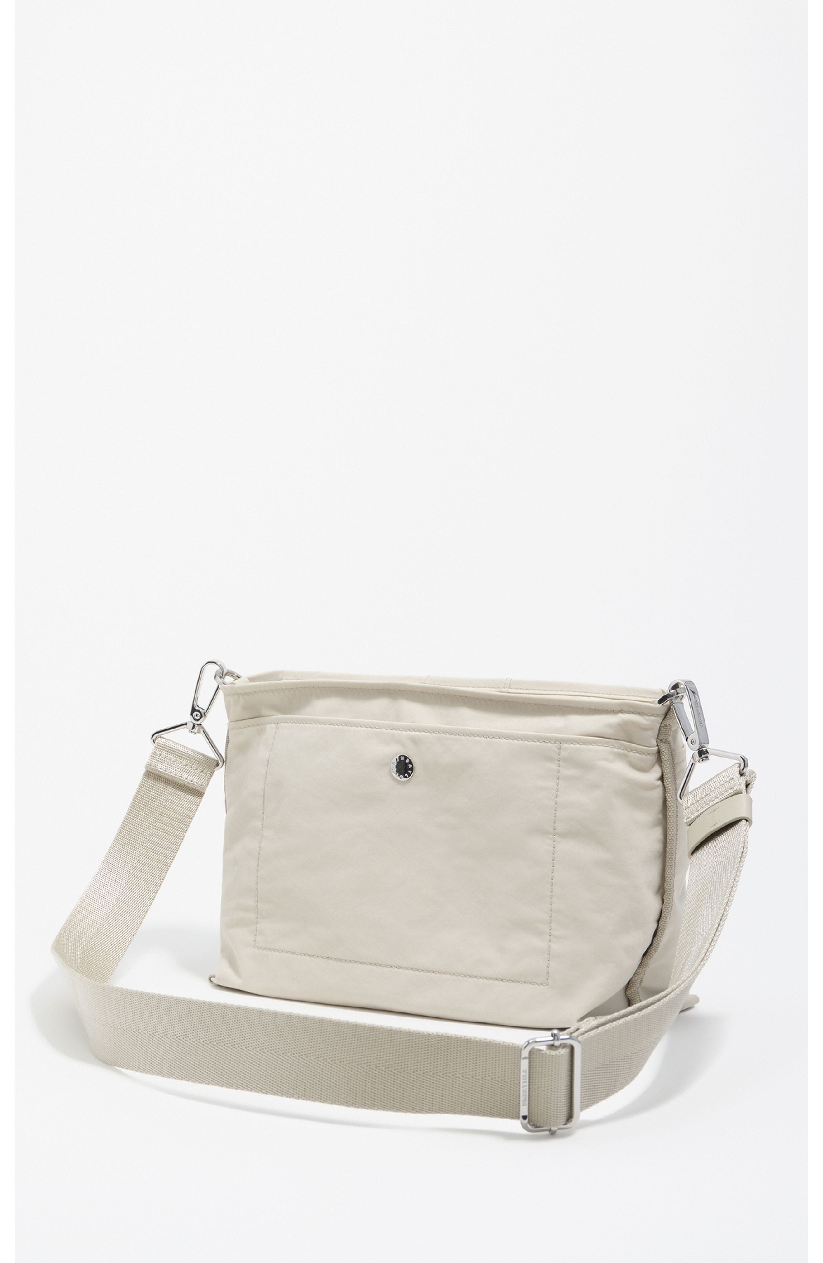 Bimba y Lola Medium Nylon Trapezium Make-Up Case, Alternate, color, Stonewhite