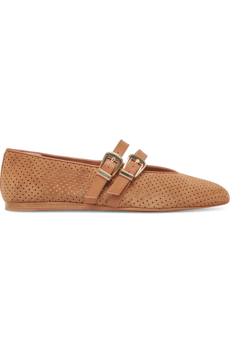 Dolce Vita Baylee Mary Jane Flat, Alternate, color, Pecan Perforated Suede