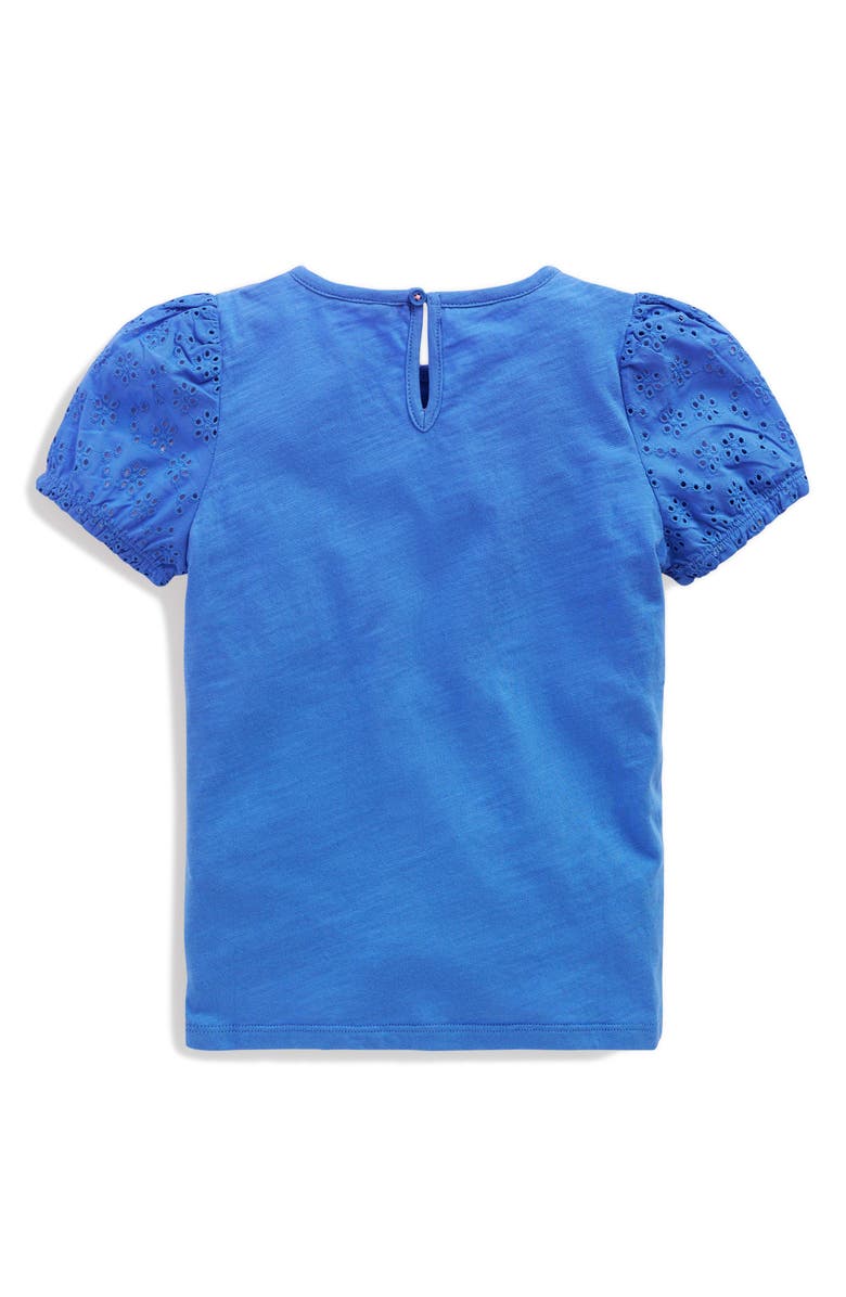Mini Boden Kids' Embroidered Eyelet Accent Cotton Top, Alternate, color, 