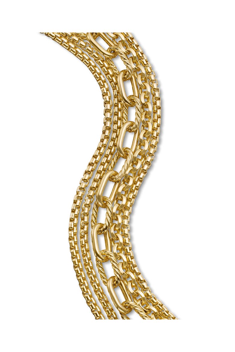 Multirow Chain Bracelet in 18K Yellow Gold, Alternate, color, 18K YELLOW GOLD