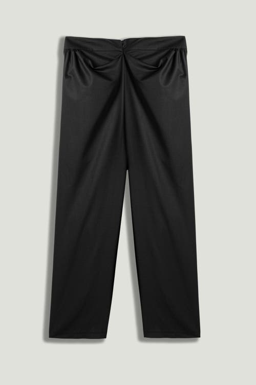Nocturne Accessory Detailed Pleated Pants In Black
