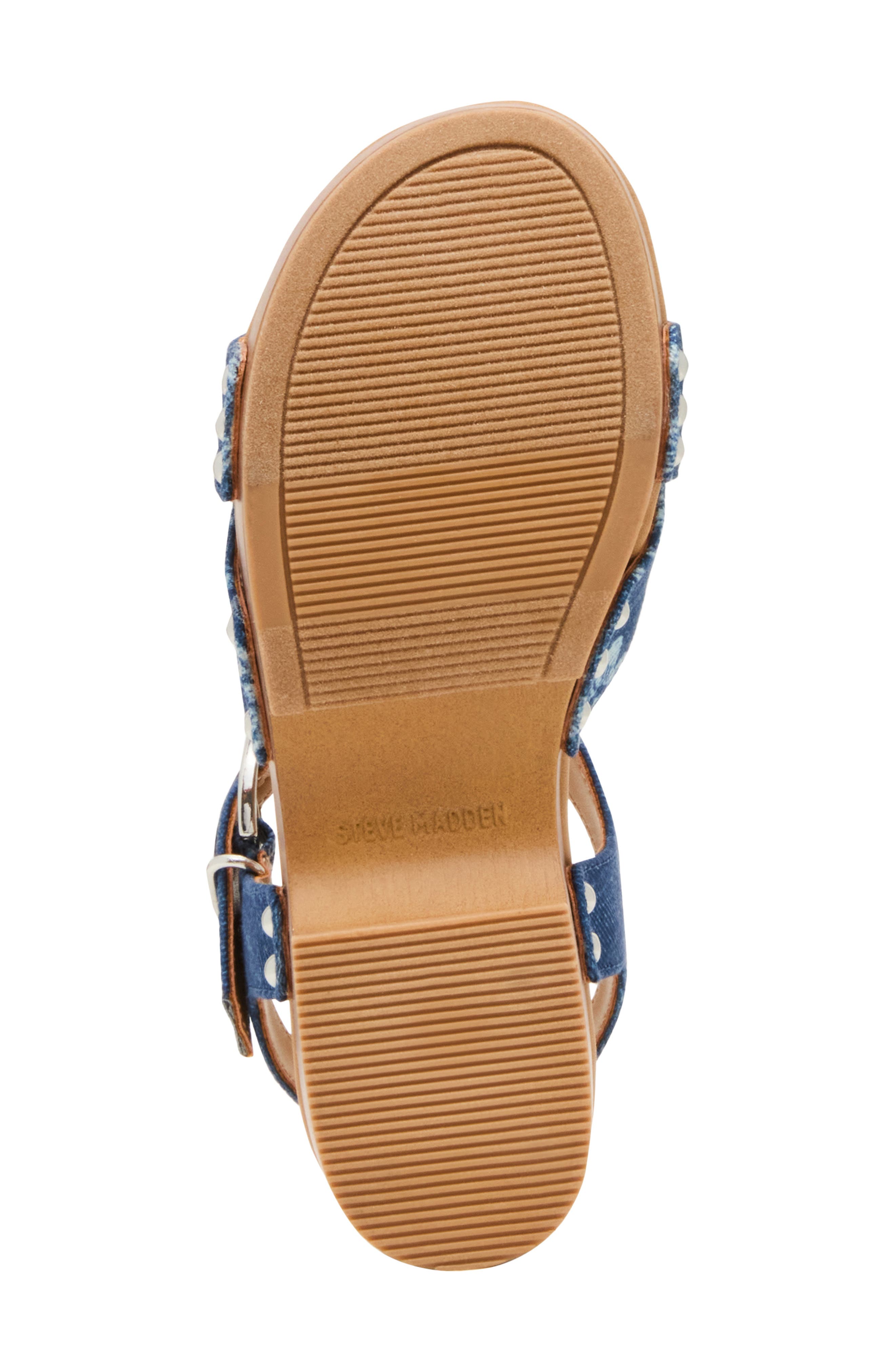 Kids' Mayson Platform Sandal, Alternate, color, DENIM