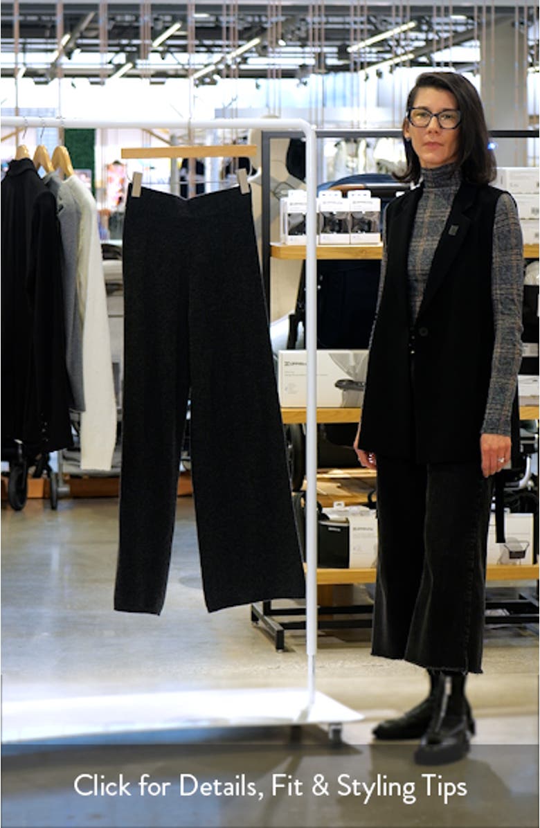 Cashmere Wide Leg Pants, sales video thumbnail