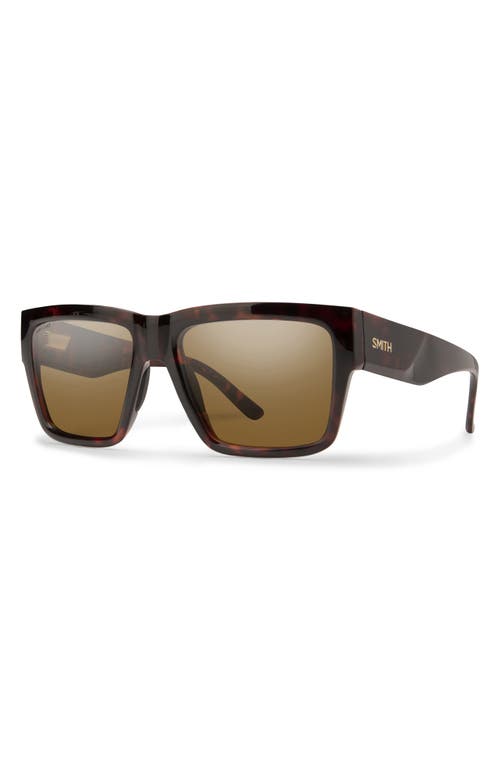 Smith Lineup 58mm Chromapop™ Polarized Sunglasses In Tortoise/polarized Brown
