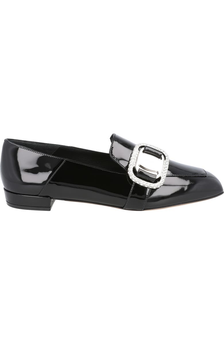 FERRAGAMO Embellished Patent Loafer, Alternate, color, Black