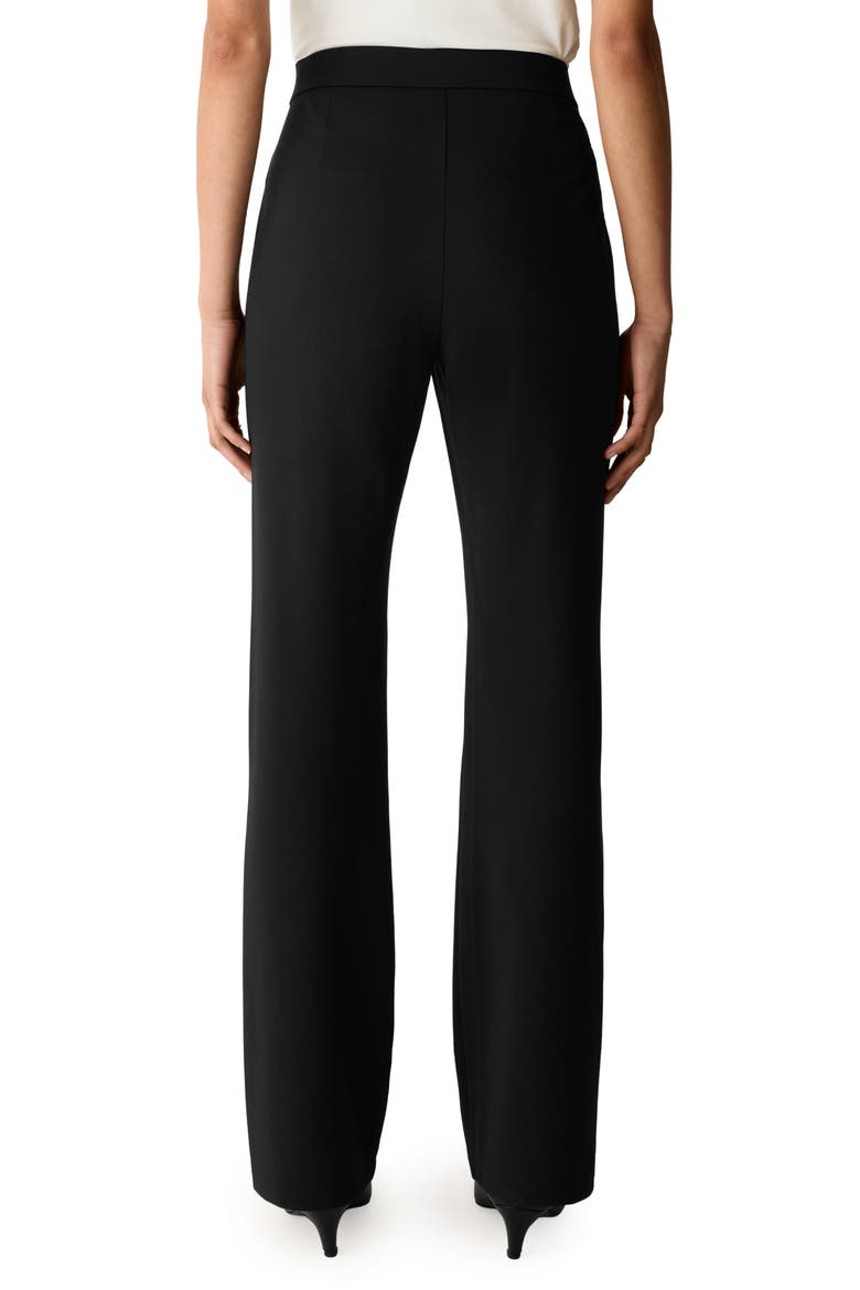 Flare Leg Kick Pants, Alternate, color, BLACK