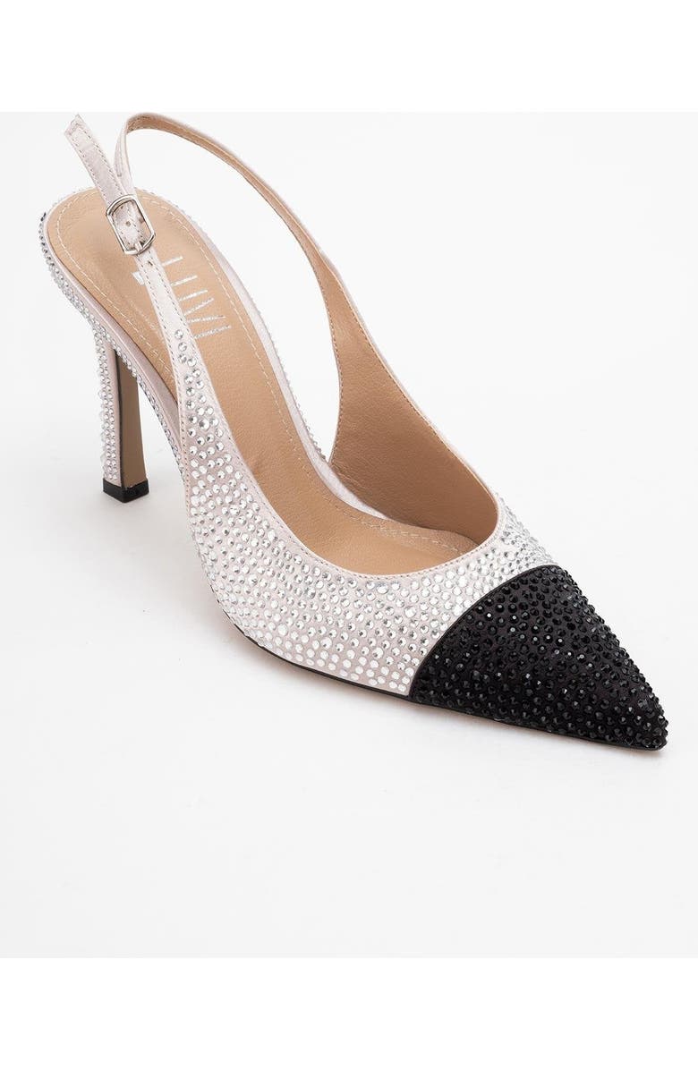 Prologue Shoes London Embellished Pointed Toe Pump, Main, color, Beige