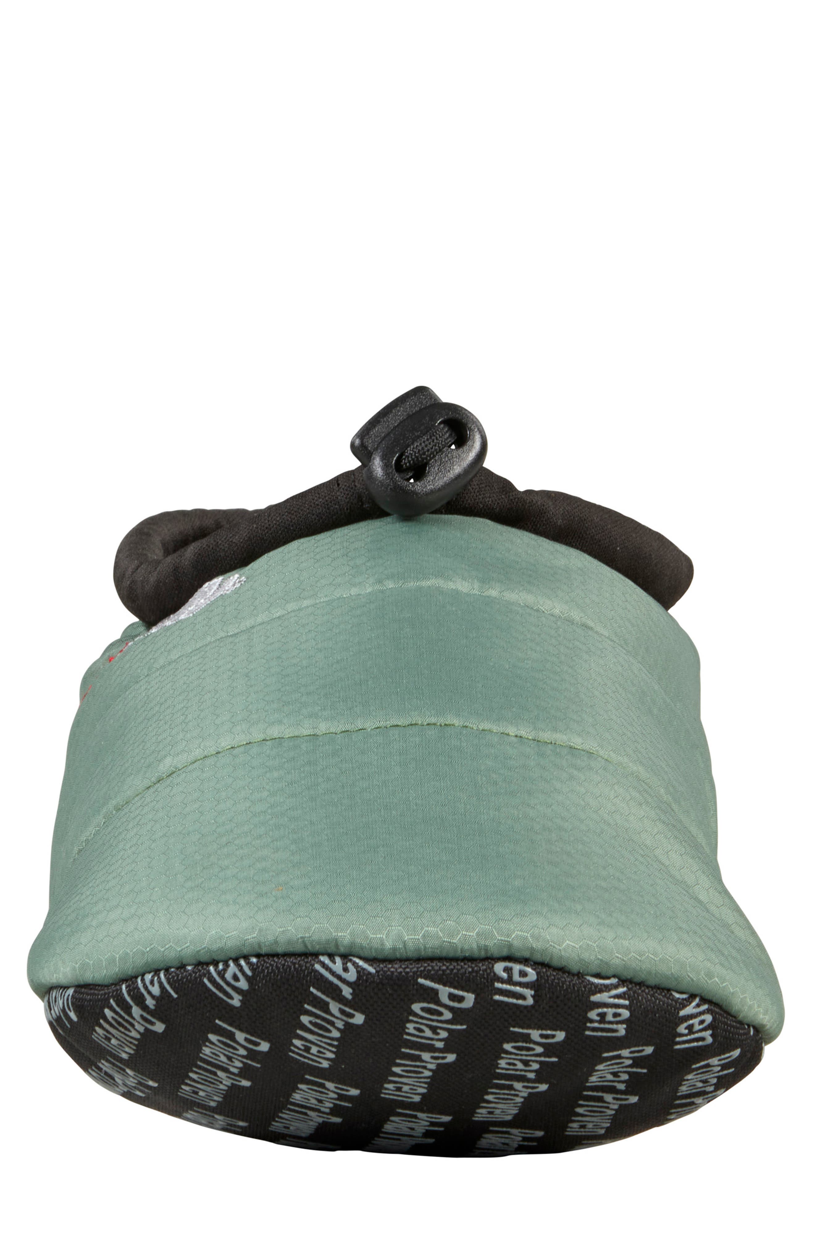 Gender Inclusive Nylon Slipper, Alternate, color, SEA GREEN