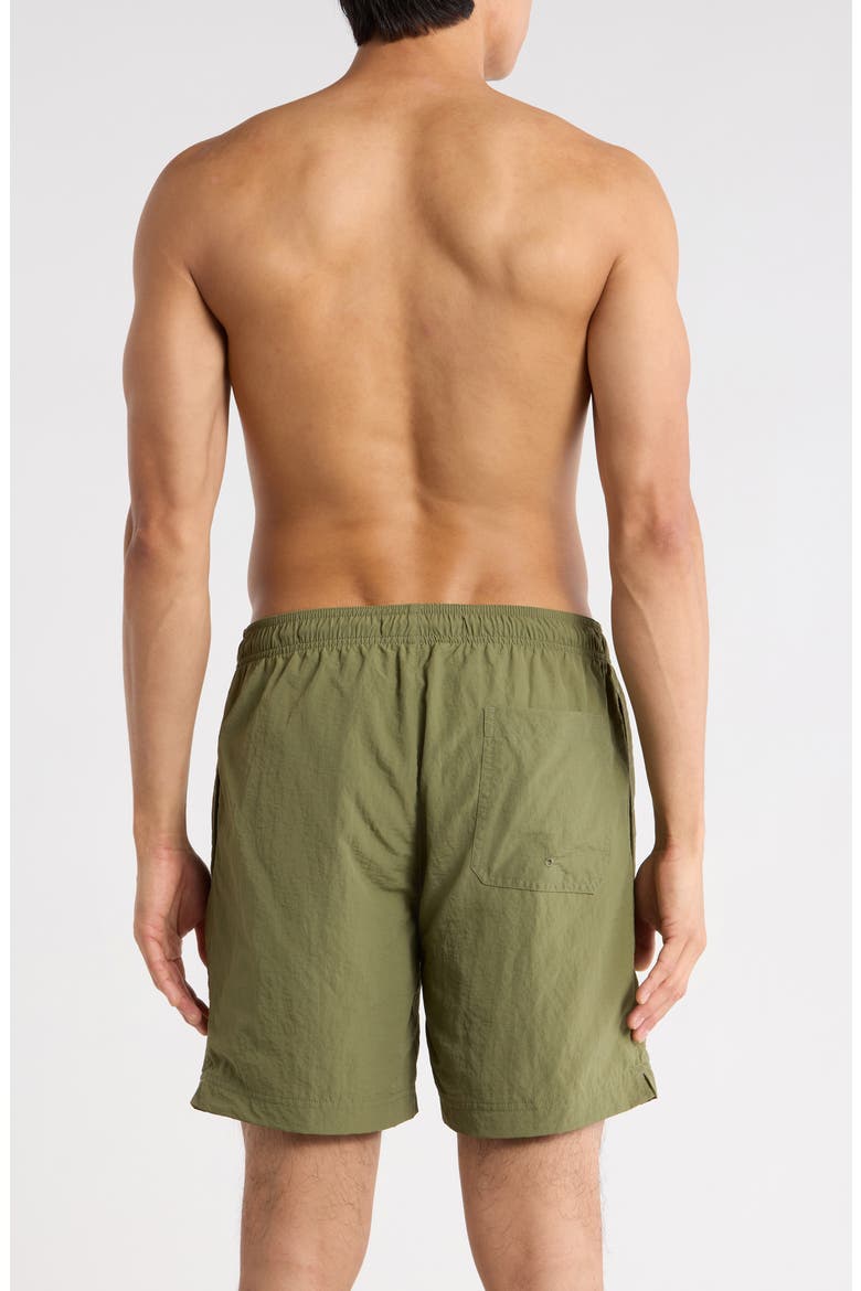 Collegiate Swim Trunks, Alternate, color, GREEN