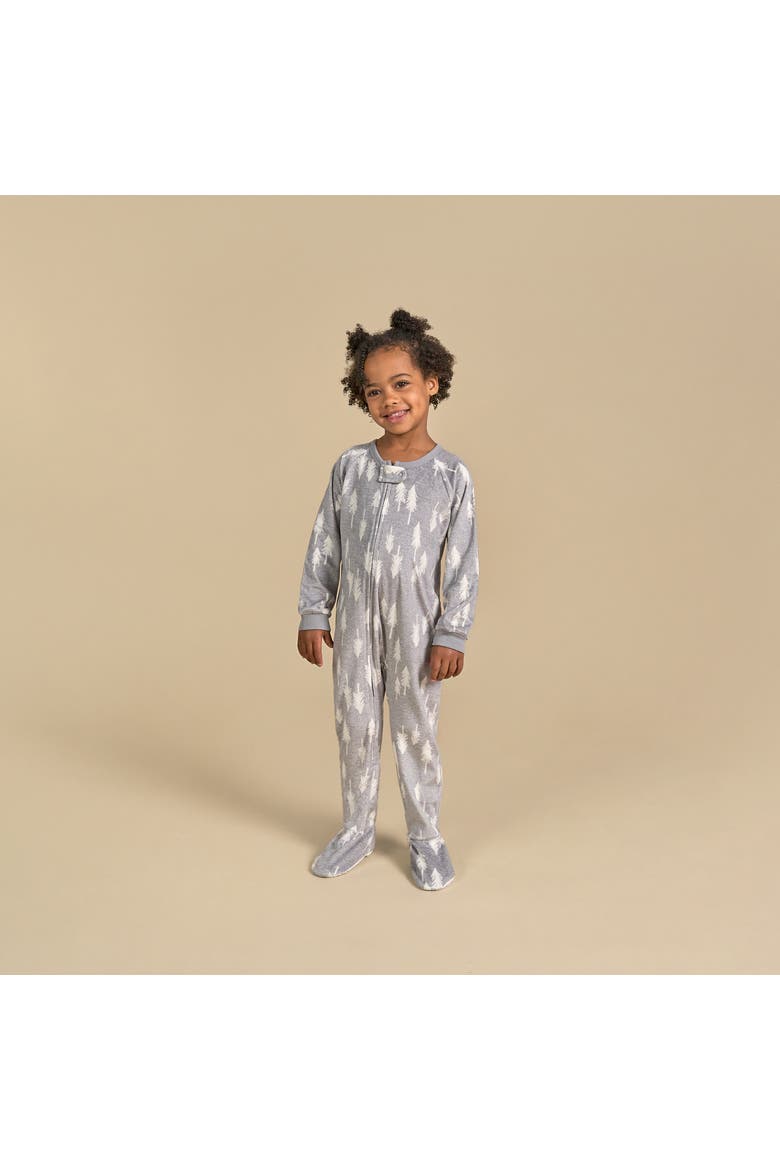 Blanket Sleeper, Alternate, color, Grey Heather Trees