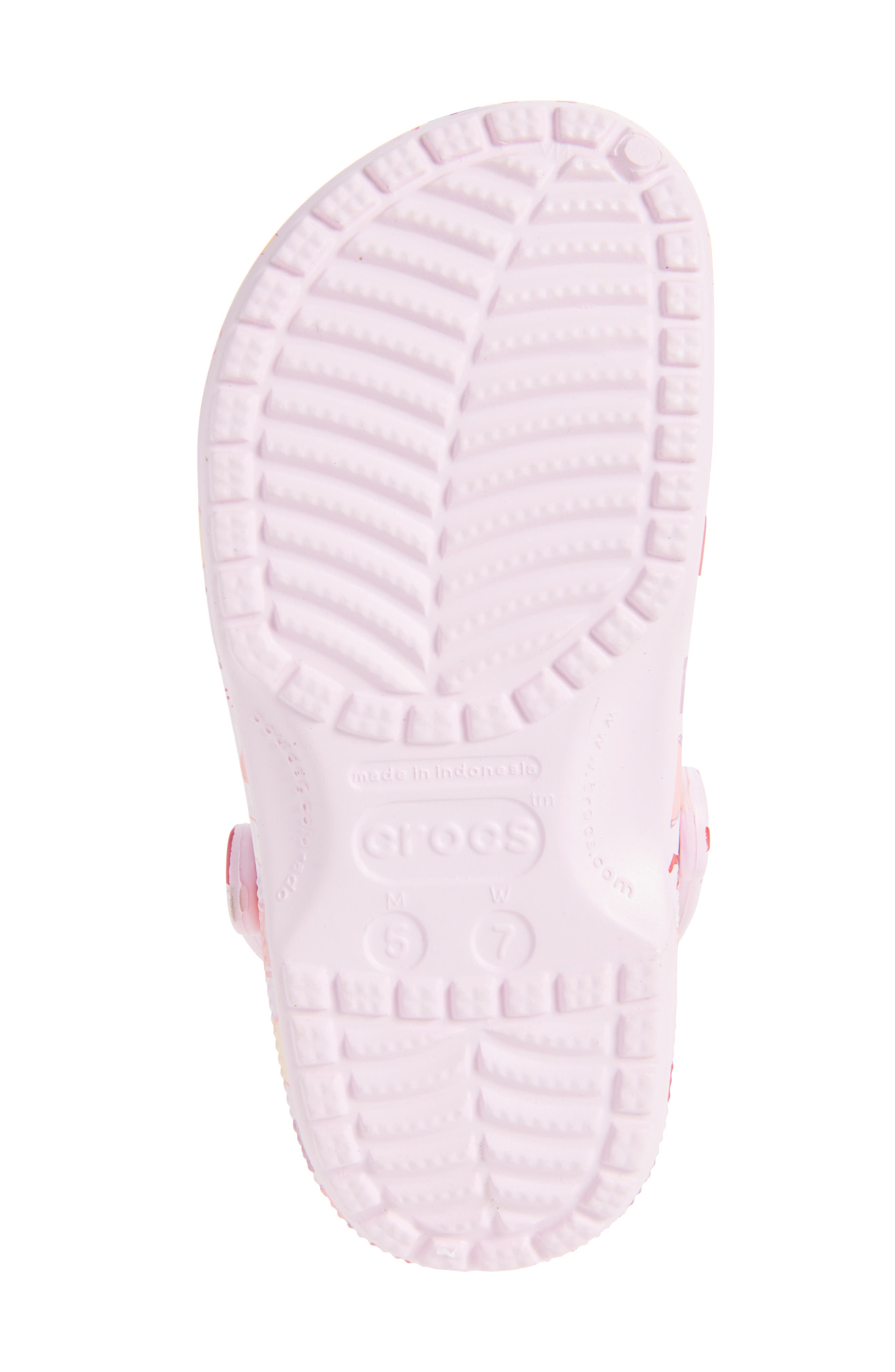 CROCS Classic V-Day Clog, Alternate, color, Pink Milk/ Hearts