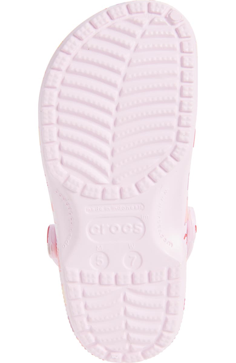 CROCS Classic V-Day Clog, Alternate, color, Pink Milk/ Hearts