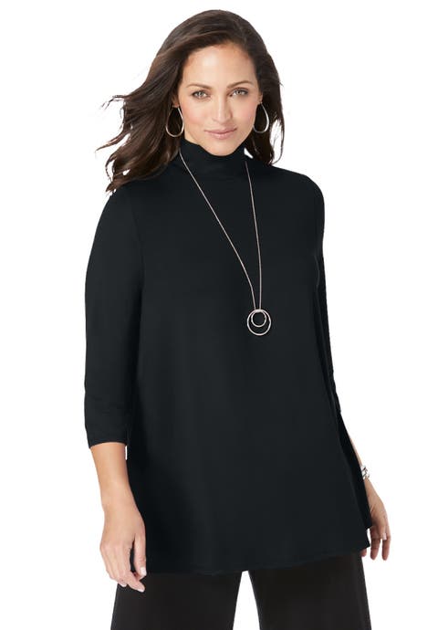 Mockneck Swing Tunic (Plus Available)