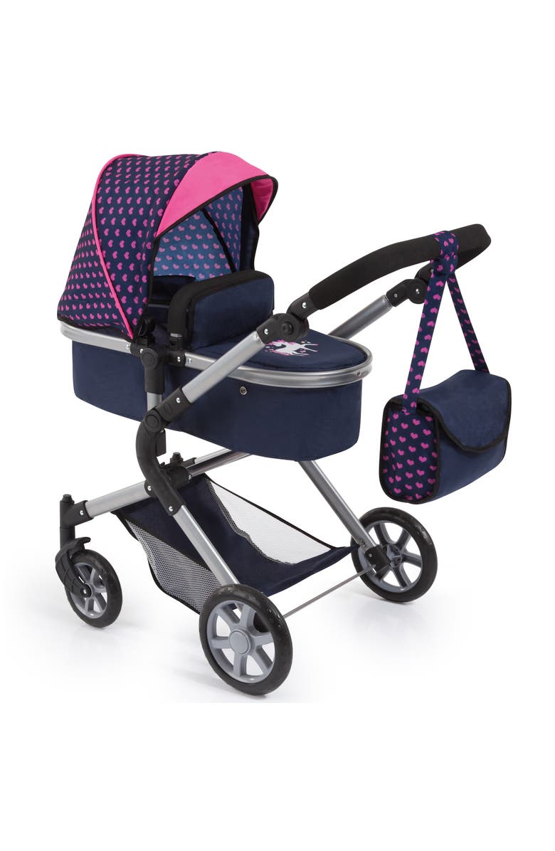 Bayer Design Pram Neo City, for Dolls Up to 20 Inches, Main, color, Multicolored