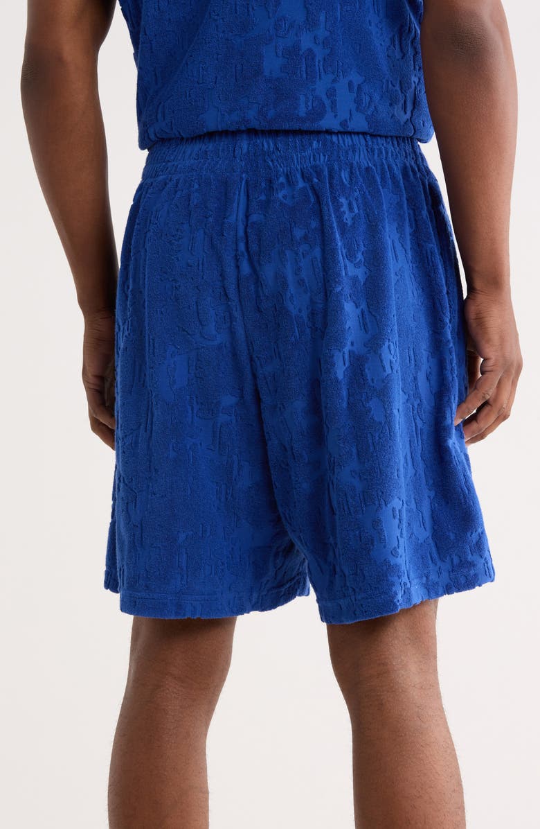 PURPLE BRAND Terry Cloth Shorts, Alternate, color, Blue
