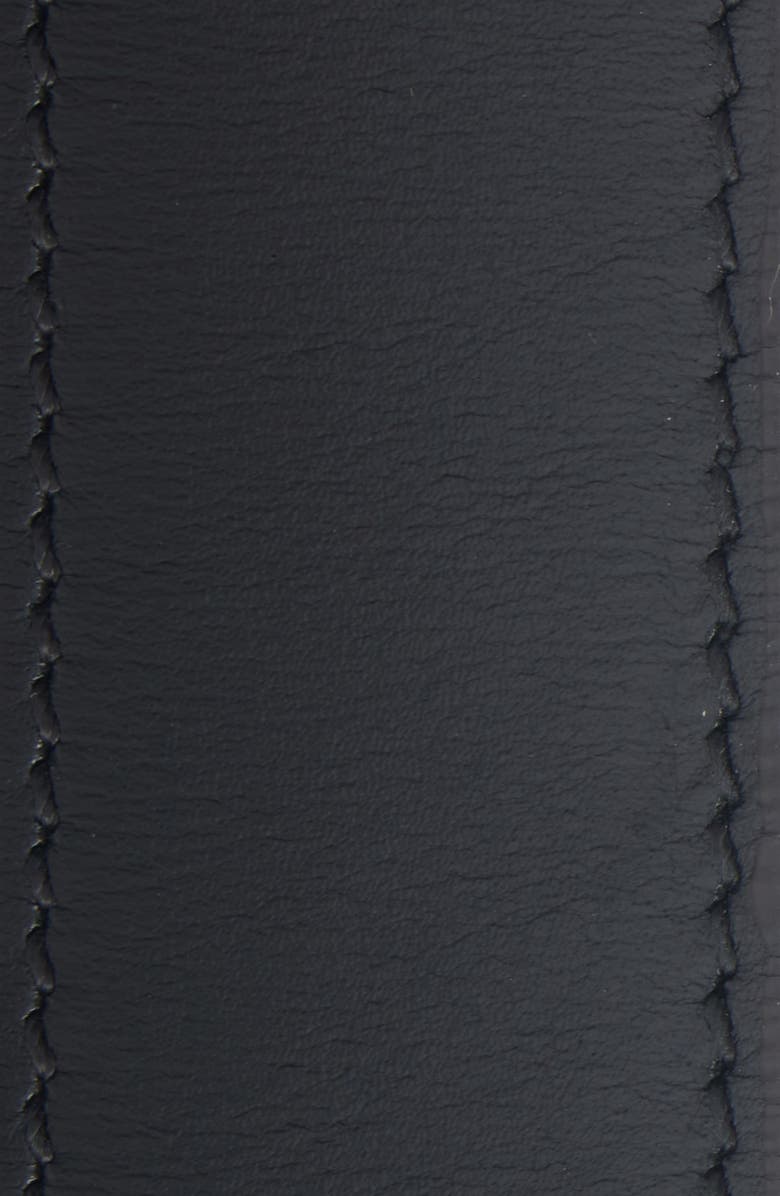 Givenchy Voyou Metal Tip Leather Belt, Alternate, color, Black