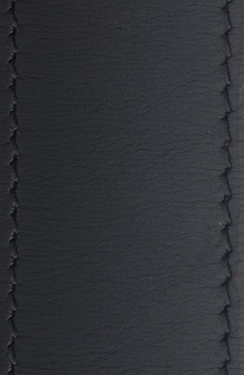 Givenchy Voyou Metal Tip Leather Belt In Black