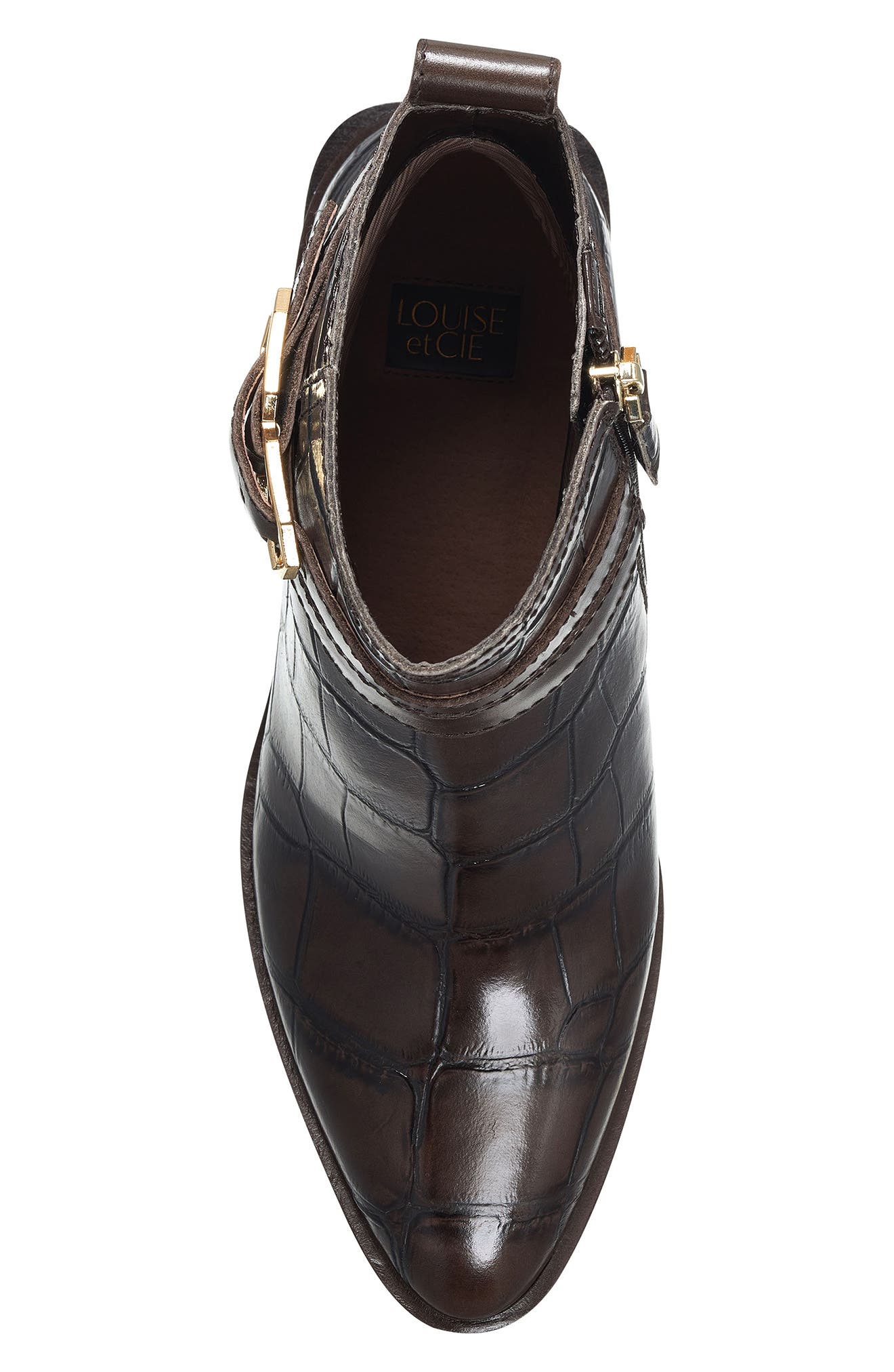 Uzma Bootie, Alternate, color, DEEPER MAHOGANY