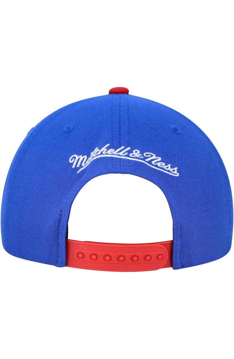 Mitchell & Ness Men's Mitchell & Ness Royal Philadelphia 76ers SOUL Cross Check Snapback, Alternate, color, 